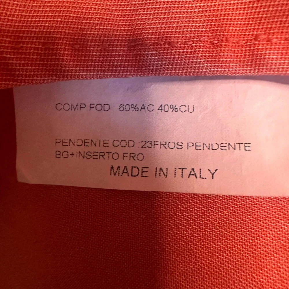 Boglioli Made in Italy Coral 💯Wool Coat, Unstructured Italian Tailoring, Size 8 - Picture 6 of 10